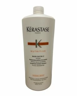 Best deal 🧨 Kérastase Kerastase 34oz Nutritive Bain Satin 2 Shampoo 👩 Women Shampoo & Conditioners 🥰