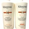 Cheapest ❤️ Kérastase Kerastase Bain Satin 2 Shampoo 34oz And Lait Vital Conditioner 34oz DUO 👩 Women Shampoo & Conditioners ⭐