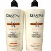 Buy 💯 Kérastase Kerastase 34oz Bain Satin 2 Shampoo & 34oz Lait Vital Conditioner Set With 2 Pumps 👩 Women Shampoo & Conditioners 😀