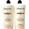 Buy ⭐ Kérastase Kerastase 34oz Bain Satin 1 Shampoo & 34oz Lait Vital Conditioner Set With 2 Pumps 👩 Women Shampoo & Conditioners 🧨