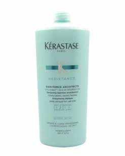 Best deal 🥰 Kérastase Kerastase 34oz Bain Force Architecte Reconstructing Shampoo 👩 Women Shampoo & Conditioners ❤️