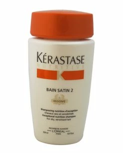 Buy 🔔 Kérastase Kerastase 8.5oz Unisex Nutritive Bain Satin 2 Shampoo 👩 Women Shampoo & Conditioners ⌛